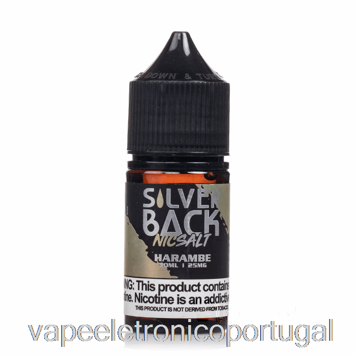 Vape Eletrônico Harambe - Silverback Juice Co. Sais - 30ml 45mg